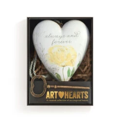 Demdaco Always & Forever Art Heart With Key Stand -Home Improvement Store Always Forever Heart Sculpture With Key 1003480432 04