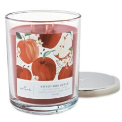 Hallmark Sweet Red Apple 3-Wick Jar Candle, 16 Oz. -Home Improvement Store Apple Grove 3Wick Jar Candle 1BGC1080 03