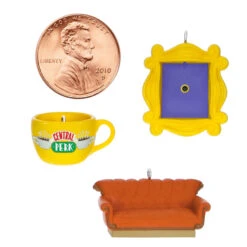 Hallmark Mini Friends Coffee Cup, Frame And Couch Ornaments, Set Of 3 -Home Improvement Store Central Perk Mug Couch Frame Keepsake Ornaments 2199QXM9257 07