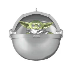 Hallmark Disney 100 Years Of Wonder Star Wars™ And Marvel Heroes Ornaments, Set Of 4 -Home Improvement Store Chewie Grogu Black Panther Spiderman Keepsake Ornaments 5499QXI7447 03