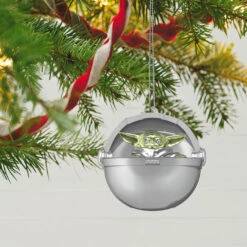 Hallmark Disney 100 Years Of Wonder Star Wars™ And Marvel Heroes Ornaments, Set Of 4 -Home Improvement Store Chewie Grogu Black Panther Spiderman Keepsake Ornaments 5499QXI7447 06