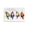 Demdaco Hummers On A Wire Ceramic Quote Block, 6x4 -Home Improvement Store Colorful Hummingbirds Illustration on Ceramic Block 1004610091 01