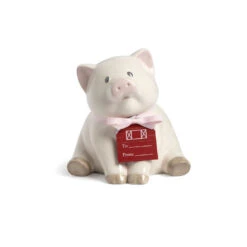 Demdaco Cream Piggy Bank, 6" 7 Demdaco Cream Piggy Bank, 6" -Home Improvement Store Demdaco Cream Piggy Bank for Baby 5004820073 03