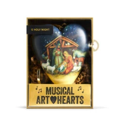 Demdaco O Holy Night Musical Art Heart With Stand -Home Improvement Store Demdaco O Holy Night Musical Art Heart Ornament 2020230604 03