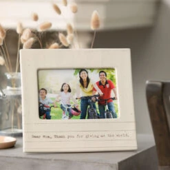 Demdaco Dear You Mom Picture Frame, 4x6 7 Demdaco Dear You Mom Picture Frame, 4x6 -Home Improvement Store Demdaco Thank You Mom Ceramic Picture Frame 1004750026 03