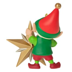 Hallmark North Pole Tree Trimmers Ornament 13 Hallmark North Pole Tree Trimmers Ornament -Home Improvement Store Elf With Christmas Tree Keepsake Ornament 1799QXR8069 06