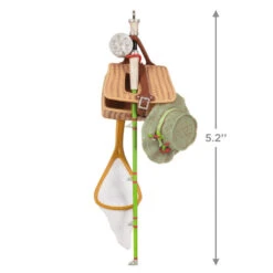 Hallmark Feelin' Fishy 2023 Ornament -Home Improvement Store Fishing Gear Keepsake Ornament 1699QGO2899 03