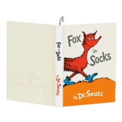 Hallmark Dr. Seuss's Fox In Socks™ Who Sews Whose Socks? Ornament -Home Improvement Store Fox in Socks Book Keepsake Ornament 1799QXI7319 06
