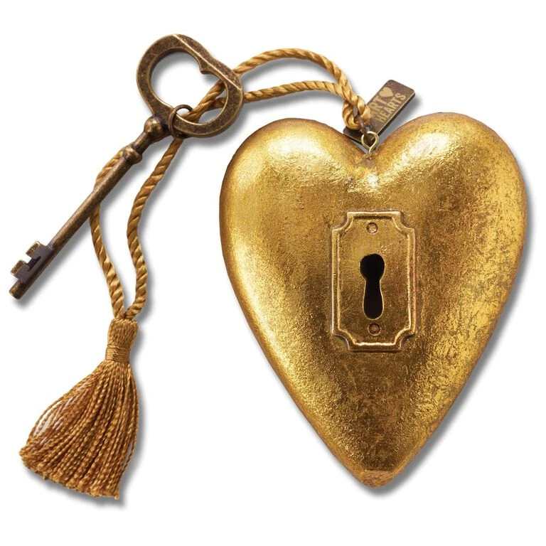 Grandma Art Heart Sculpture, 4" 4 Grandma Art Heart Sculpture, 4" - Image 2