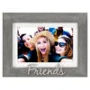 Malden Friends Gray Distressed Wood Picture Frame, 4x6/5x7 -Home Improvement Store Friends Gray Wood Matted Picture Frame 331646 01