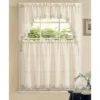 Kate Aurora Country Farmhouse Living Complete 4 Piece Orchard Sheer Embroidered Kitchen Curtain Tier & Swag Valance Set - Beige 2 Kate Aurora Country Farmhouse Living Complete 4 Piece Orchard Sheer Embroidered Kitchen Curtain Tier & Swag Valance Set - Beige -Home Improvement Store GUEST 00c28132 0130 416e bae9 3f33750e11ac