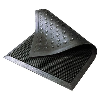 HomeTrax Rubber Brush Doormat - Black (24"x32") 7 HomeTrax Rubber Brush Doormat - Black (24"x32") - Image 5