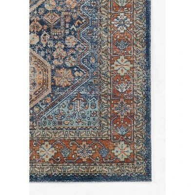 Lillhan Zareen Rug Navy - Momeni 3 Lillhan Zareen Rug Navy - Momeni