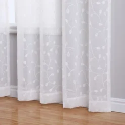 Trinity Embroidered Sheers Semi Curtains Transparent Drapes Window Treatments Grommet Top, 2 Panels 10 Trinity Embroidered Sheers Semi Curtains Transparent Drapes Window Treatments Grommet Top, 2 Panels -Home Improvement Store GUEST 01df0e9a b24d 43b2 a958 0623fd883361