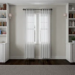 Hastings Home 3/4" X 48-84" Curtain Rod With Decorative Twisted Sphere Finials & Hardware For Home Décor In Bedroom & Kitchen - Black -Home Improvement Store GUEST 02b56667 61c8 4a9a 9410 4d571b8c92dc