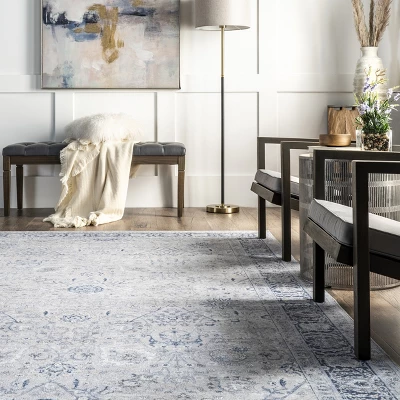 Lauren Liess X RugsUSA - Bayberry Vintage Machine Washable Area Rug 10 Lauren Liess X RugsUSA - Bayberry Vintage Machine Washable Area Rug - Image 8