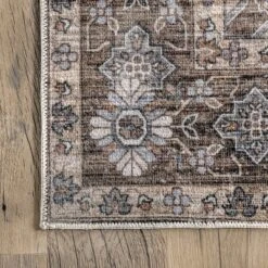 NuLOOM Devin Machine Washable Vintage Medallion Area Rug -Home Improvement Store GUEST 0383033f 779c 43bc 931e 9b33628112a5