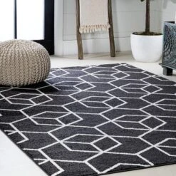Tumbling Blocks Modern Geometric Area Rug - JONATHAN Y -Home Improvement Store GUEST 0489445f 1514 44cd bd3b 66312466ff86