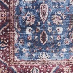 Nourison Washable Brilliance Bordered Vintage Indoor Rug -Home Improvement Store GUEST 06d6e878 06bc 4a37 8ec9 faa1f92ee451