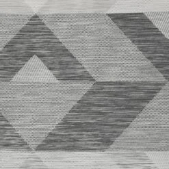 1pc 52"x84" Light Filtering Tristar Curtain Panel Beige/Light Gray - Habitat