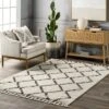 NuLOOM Michelle Diamond Trellis Tassel Area Rug