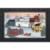 Briarwood Lane Winter Saltboxes Primitive Doormat Covered Bridge Indoor Outdoor 30" X 18" -Home Improvement Store GUEST 0861a5c9 d7a6 448a b9de f7baab4b13ee