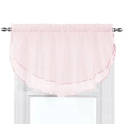 Collections Etc Elegance Sheer Ascot Window Valance, Allows Light To Enter While Maintaining Privacy - Decorative Accent For Any Room In -Home Improvement Store GUEST 089dfdcd c008 49ce ba31 fe3a2433a63c