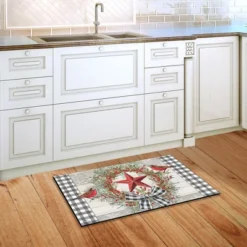 Briarwood Lane Berry Wreath Barnstar Winter Doormat Birds Checker -Home Improvement Store GUEST 08e97dfd 142b 4b72 810e c9225606a8cd