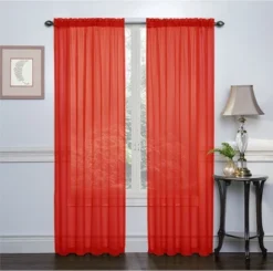 Kate Aurora 2 Piece Halloween Themed Rod Pocket Sheer Voile Window Curtain Panels -Home Improvement Store GUEST 090e6775 5546 4f05 9525 3d5eaae0a38c
