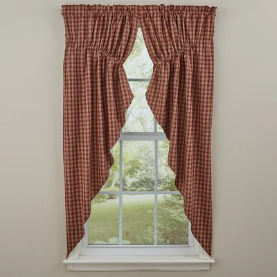 Park Designs Sturbridge Wine Gathered Swag - 72''L - Red 3 Park Designs Sturbridge Wine Gathered Swag - 72''L - Red