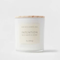 Wood Lidded Glass Wellness Intention Candle - Threshold™ 9 Wood Lidded Glass Wellness Intention Candle - Threshold™ -Home Improvement Store GUEST 0999c516 ae7a 45de 97e2 6ac895015e1c