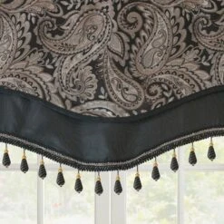 18"x50" Valerie Jacquard Window Valance -Home Improvement Store GUEST 09ad2f9d 5fa0 4526 8c83 d046de9646fd