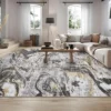 8x10 Rugs Washable Modern - Abstract Grey Area Rug For Living Room, Non-Shedding Low Pile Carpet, Easy Clean -Home Improvement Store GUEST 09b06171 0b52 4417 bad8 4238a81e3f7a