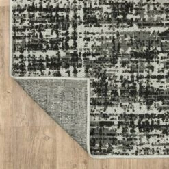 Trinity Distressed Abstract Patio Area Rug Black/Beige - Captiv8e Designs -Home Improvement Store GUEST 0a06e5ac 80cf 4825 bbb3 4d1785aec745