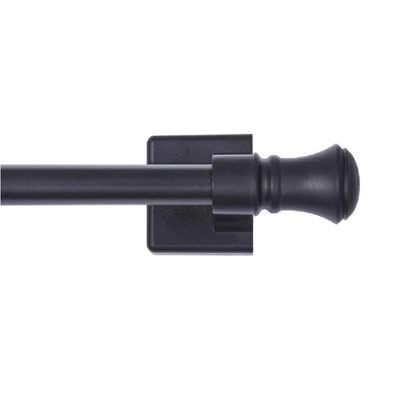 Kenney KN40361V1 Cameron Magnet Cafe Rod, Black, 16" X 28" 3 Kenney KN40361V1 Cameron Magnet Cafe Rod, Black, 16" X 28"