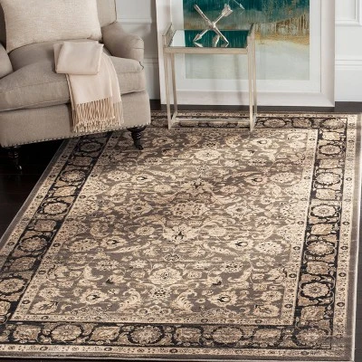 Laci Accent Rug - Taupe/Black (4'x5'7") - Safavieh 4 Laci Accent Rug - Taupe/Black (4'x5'7") - Safavieh - Image 2
