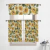 Laural Home Sunflowers On Shiplap 3-Pc. Kitchen Tier Set