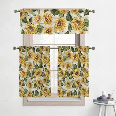 Laural Home Sunflowers On Shiplap 3-Pc. Kitchen Tier Set 3 Laural Home Sunflowers On Shiplap 3-Pc. Kitchen Tier Set