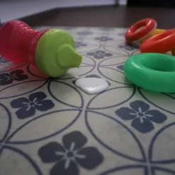 FlorArt Palisades Low Profile Easy Clean Kitchen Mat Blue/Cream - Bungalow Flooring -Home Improvement Store GUEST 0df29d0b dc21 4e5a a6b3 61d544930005