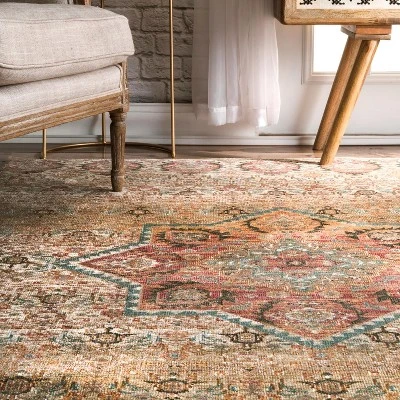 Nuloom Doreen Geometric 8x11 Indoor Area Rug For Living Room Bedroom Dining Room Kitchen, Multicolor/Ivory 6 Nuloom Doreen Geometric 8x11 Indoor Area Rug For Living Room Bedroom Dining Room Kitchen, Multicolor/Ivory - Image 4