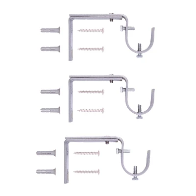 Kenney Noah 1" Premium Decorative Window Curtain Rod 3 Kenney Noah 1" Premium Decorative Window Curtain Rod