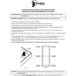 Plastic Development Group LSBLCK1451 14 X 51 Inch Decorative Exterior Vinyl Plastic Louvered Window Shutters W/ Installation Kit & Instructions, Black 6 Plastic Development Group LSBLCK1451 14 X 51 Inch Decorative Exterior Vinyl Plastic Louvered Window Shutters W/ Installation Kit & Instructions, Black -Home Improvement Store GUEST 10bb04db d8d4 4cf6 b36a 7e27096d5dc1