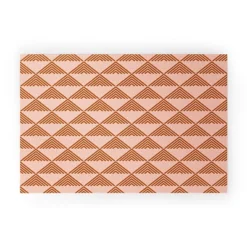 June Journal Triangular Lines In Terracotta Looped Vinyl Welcome Mat - Society6 12 June Journal Triangular Lines In Terracotta Looped Vinyl Welcome Mat - Society6 -Home Improvement Store GUEST 10f1c6d6 99e1 4f8f 9369 9c60c356d39f