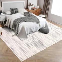 8x10 Rugs Non-Slip ¨C Modern Boho Abstract Area Rug Stain-Resistant Low Pile Carpet | Machine Washable Ivory Accent Rug With TPR Backing -Home Improvement Store GUEST 125e0a31 f697 4d2c 8a3e 431dbe5d6c69
