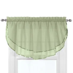 Collections Etc Elegance Sheer Ascot Window Valance, Allows Light To Enter While Maintaining Privacy - Decorative Accent For Any Room In -Home Improvement Store GUEST 12958254 ad67 4c63 ba3d 6a4cf16a8c1a