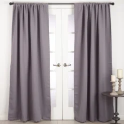 Saro Lifestyle Solid Rod Pocket Blackout Window Curtain Single Panel -Home Improvement Store GUEST 12e14bb3 b294 486b 9d41 83f3c4f8b4fd