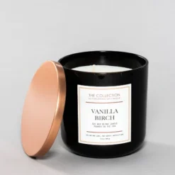12oz Lidded Black Jar Candle Vanilla Birch - The Collection By Chesapeake Bay Candle -Home Improvement Store GUEST 12fe4ac6 1339 4b75 9b8f 4c2890744451