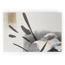 Sheila Wenzel Ganny Serene Floral Abstract Welcome Mat - Society6 -Home Improvement Store GUEST 13264c58 fb00 4cf0 a75a 1bbea0da18f1