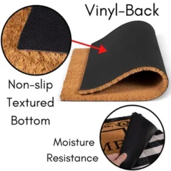 BirdRock Home Layered Welcome Mat With Vinyl Backing For Door Entryway 30 X 42 12 BirdRock Home Layered Welcome Mat With Vinyl Backing For Door Entryway 30 X 42 -Home Improvement Store GUEST 13b6bdfc e79c 4f04 8072 81fada47c580