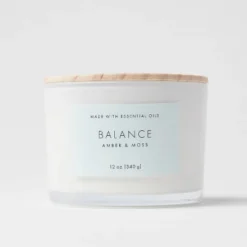 Wood Lidded Glass Wellness Balance Candle - Threshold™ 8 Wood Lidded Glass Wellness Balance Candle - Threshold™ -Home Improvement Store GUEST 153c12f7 0aba 43b7 956b c817a127669d
